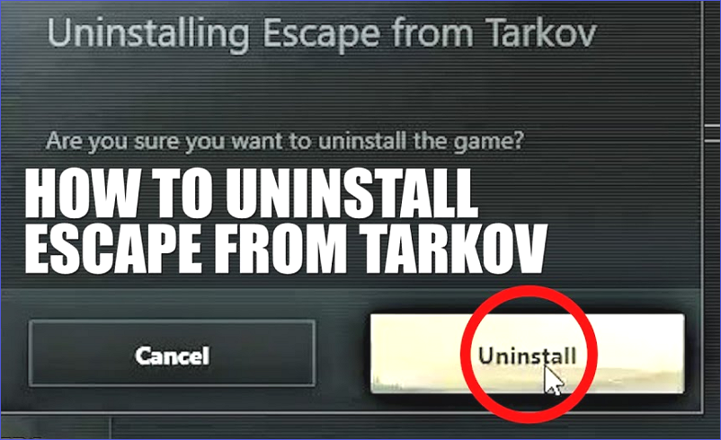 battlestate uninstall tarkov