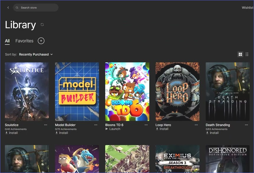 epics launcher