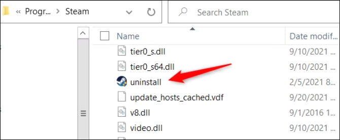 uninstall exe