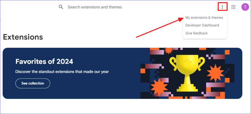 chrome web store uninstall extension