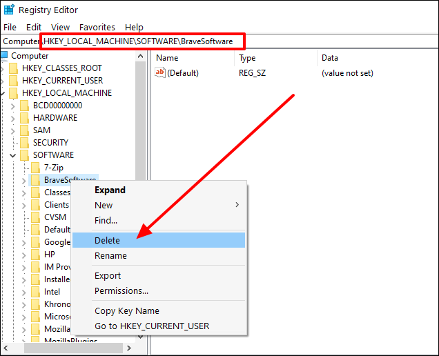 registry editor