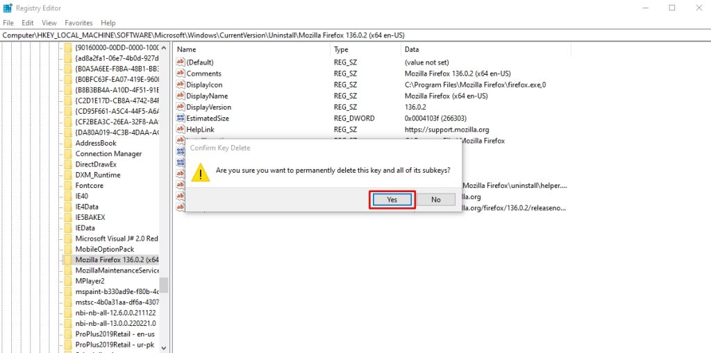 completely remove programs windows 10