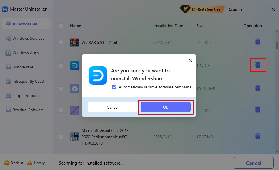 how to uninstall programs on windows 10 with app
