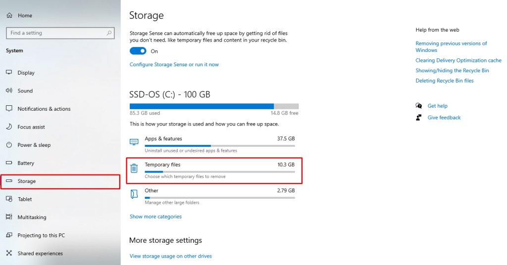 disk 100 percent usage fix windows 10