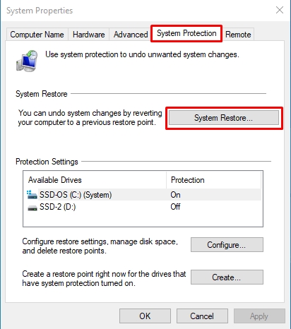 recover deleted system32 folder
