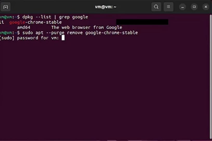enter sudo password to continue