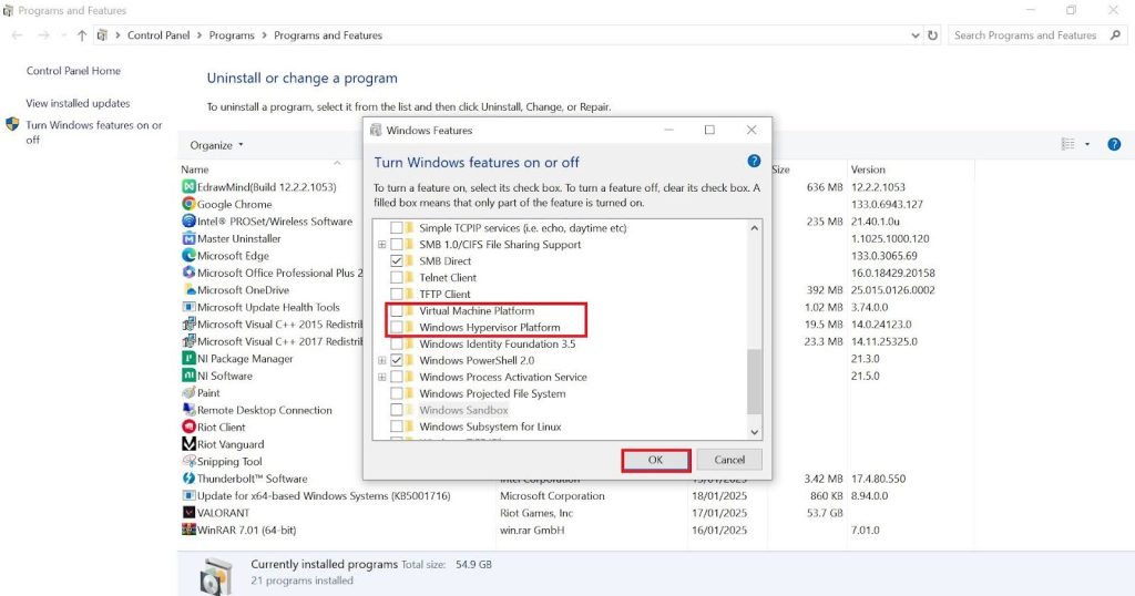 hypervisor uninstall hyper v