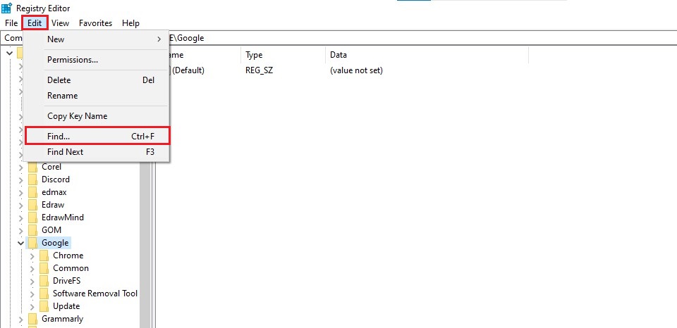 locate find input menu