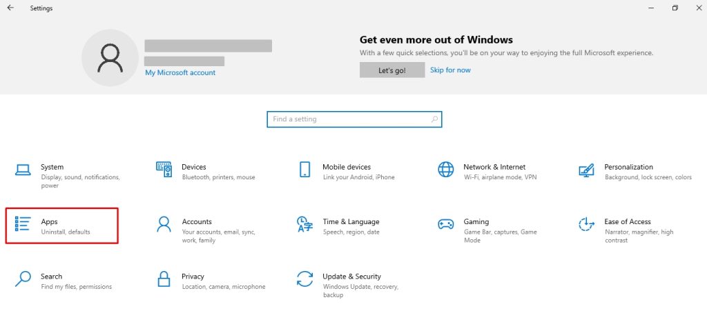 manually remove programs from windows 10