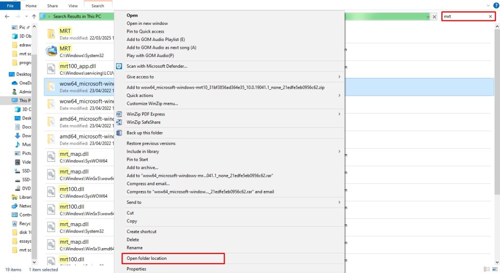 disable windows malicious software removal