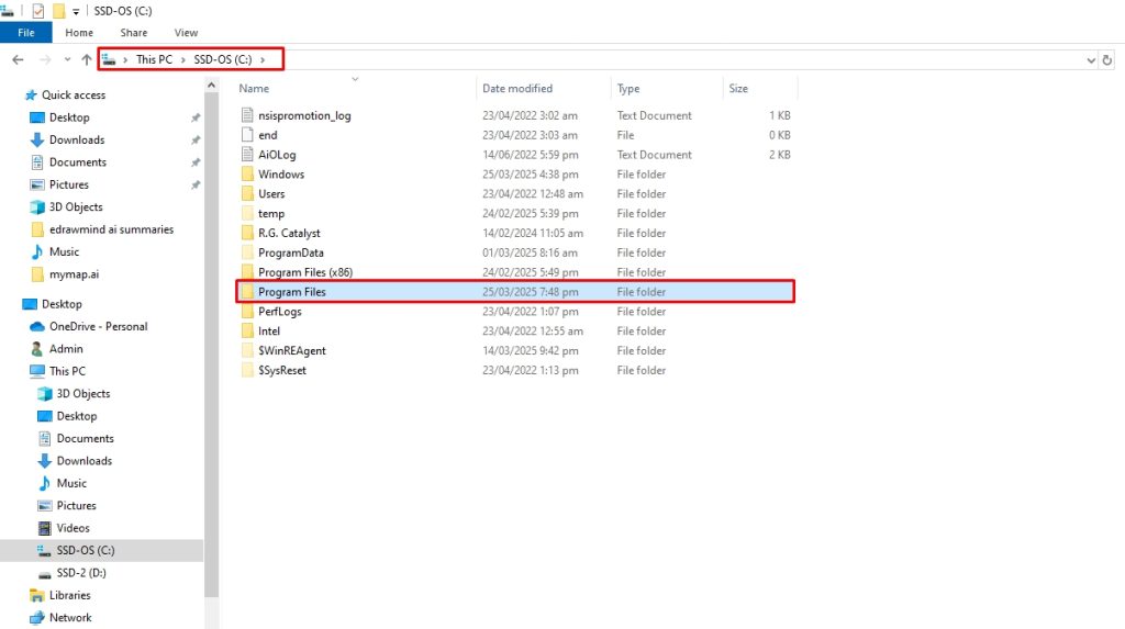 delete programs on windows 10
