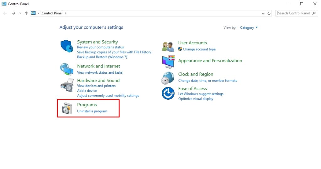 delete program files on windows 10