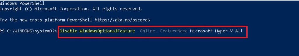 powershell hyper v