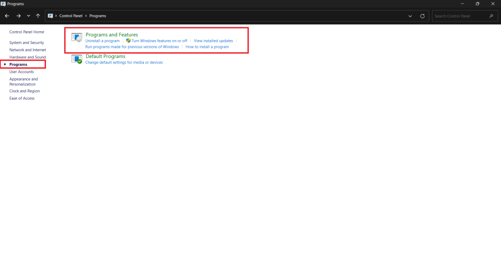 programs and features wuthering waves uninstall