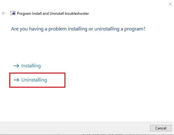 fully remove programs windows 10