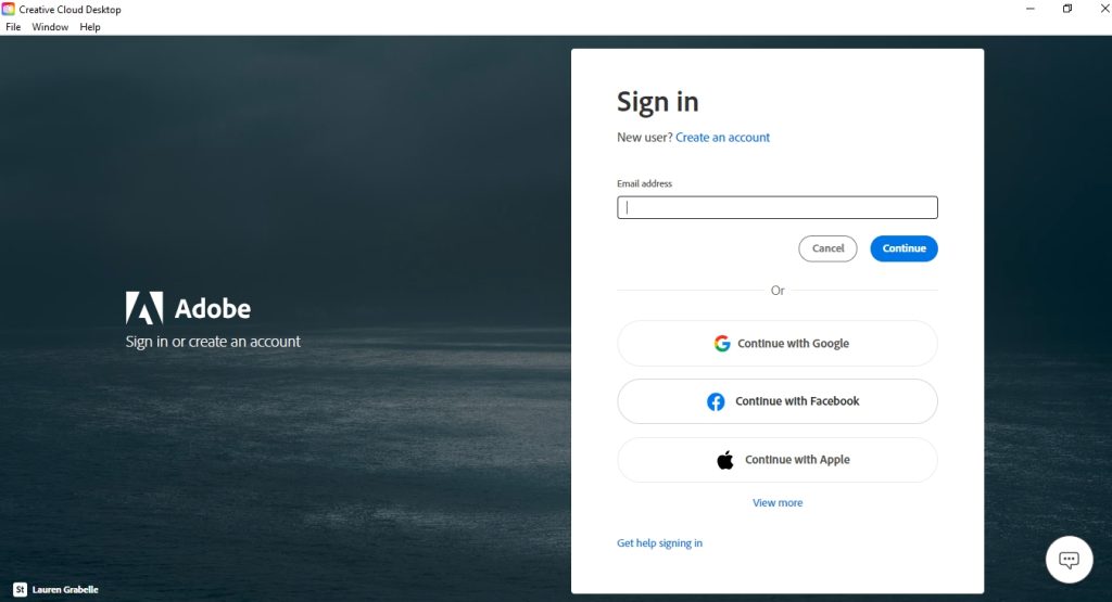 sign in adobe cc uninstall