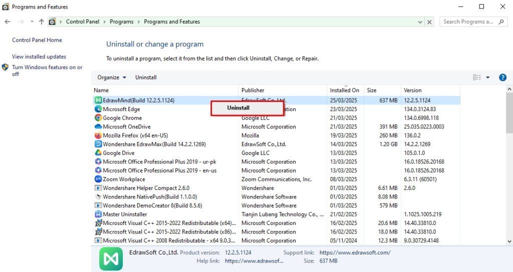 completely remove programs from windows 10