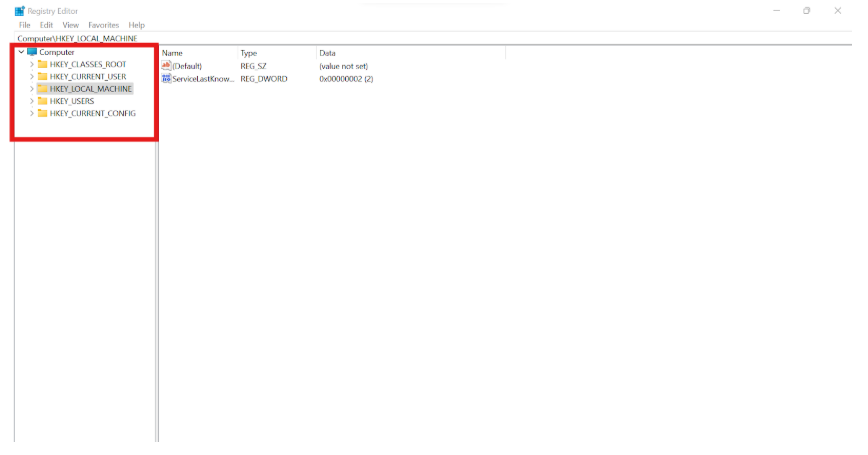 window registry cleanup