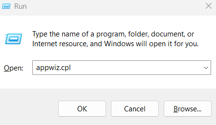 Open application with Windows Run