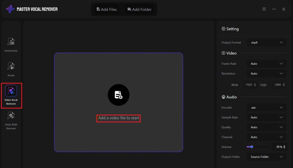 add video file to start 