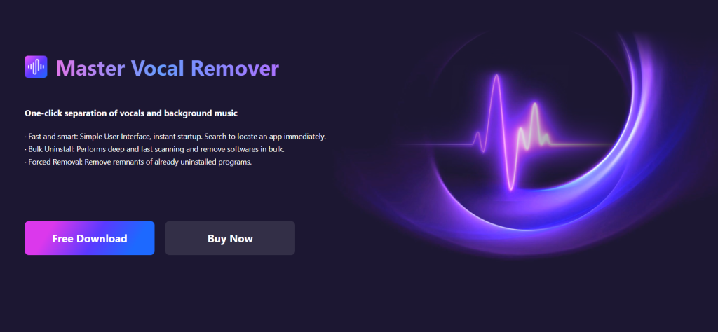 master vocal remover